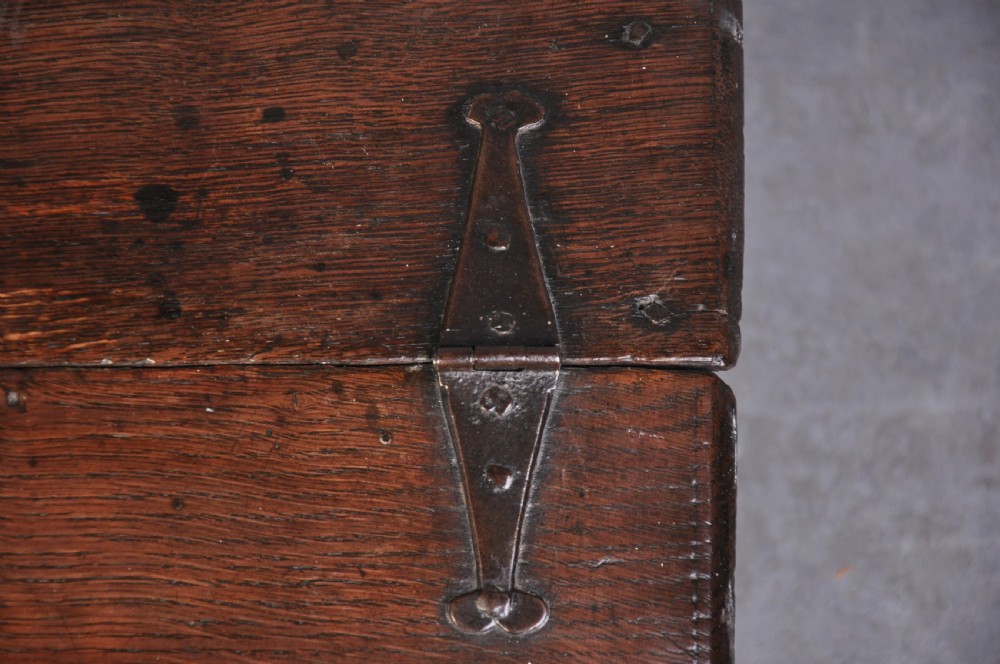 17th Century Oak Bible Box View III