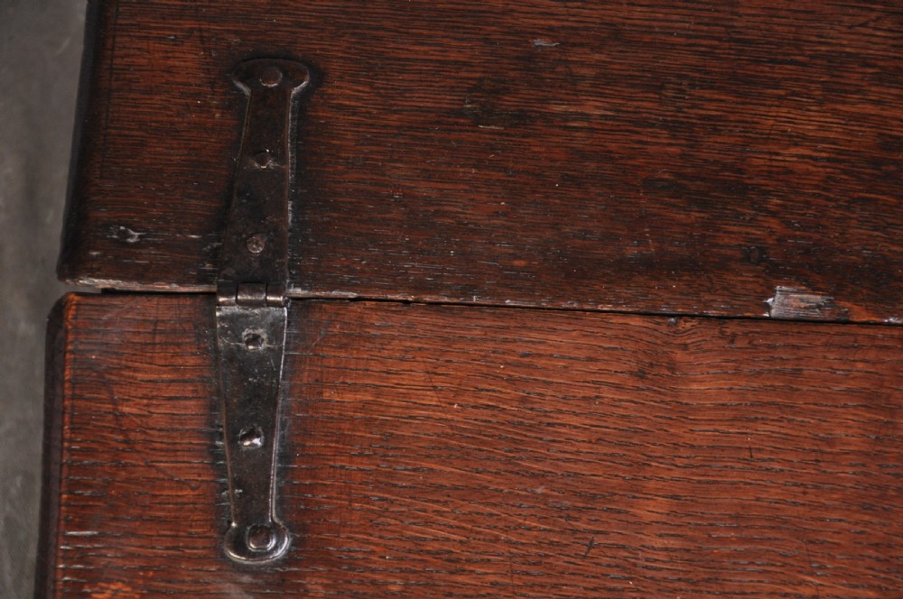 17th Century Oak Bible Box View IV