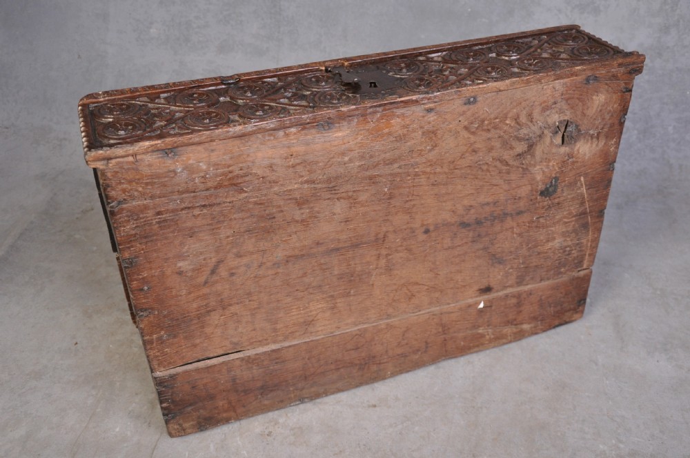 17th Century Oak Bible Box View XI