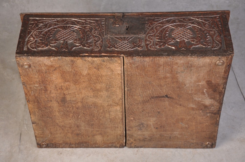 17th Century Oak Box View VIII