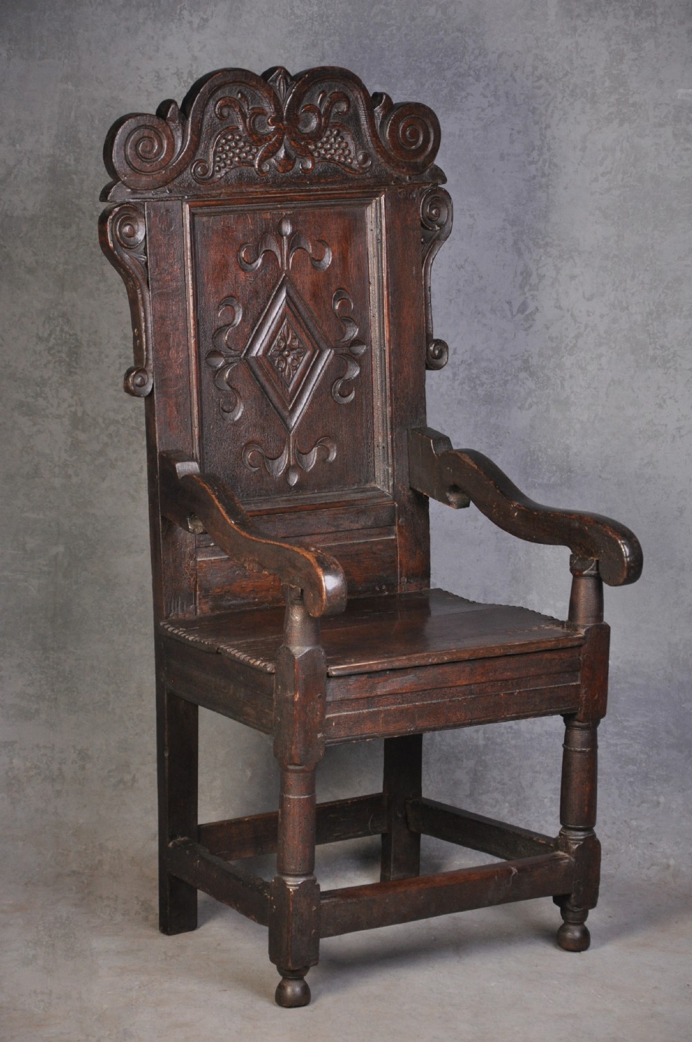 17th Century Yorkshire Oak Wainscot Chair