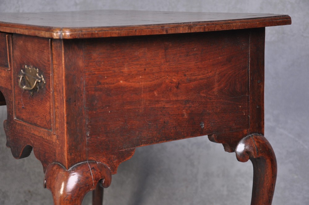 Rare Early 18th Century Red Walnut Lowboy View XII