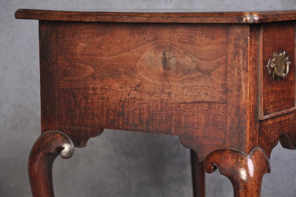 Rare Early 18th Century Red Walnut Lowboy View XIV