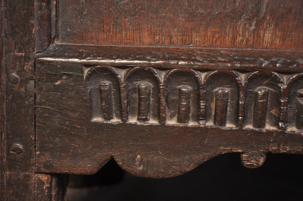 16th Century Oak Coffer View II