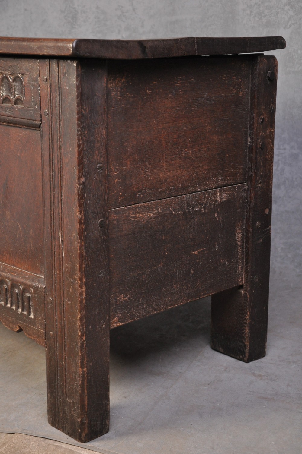 16th Century Oak Coffer View VII
