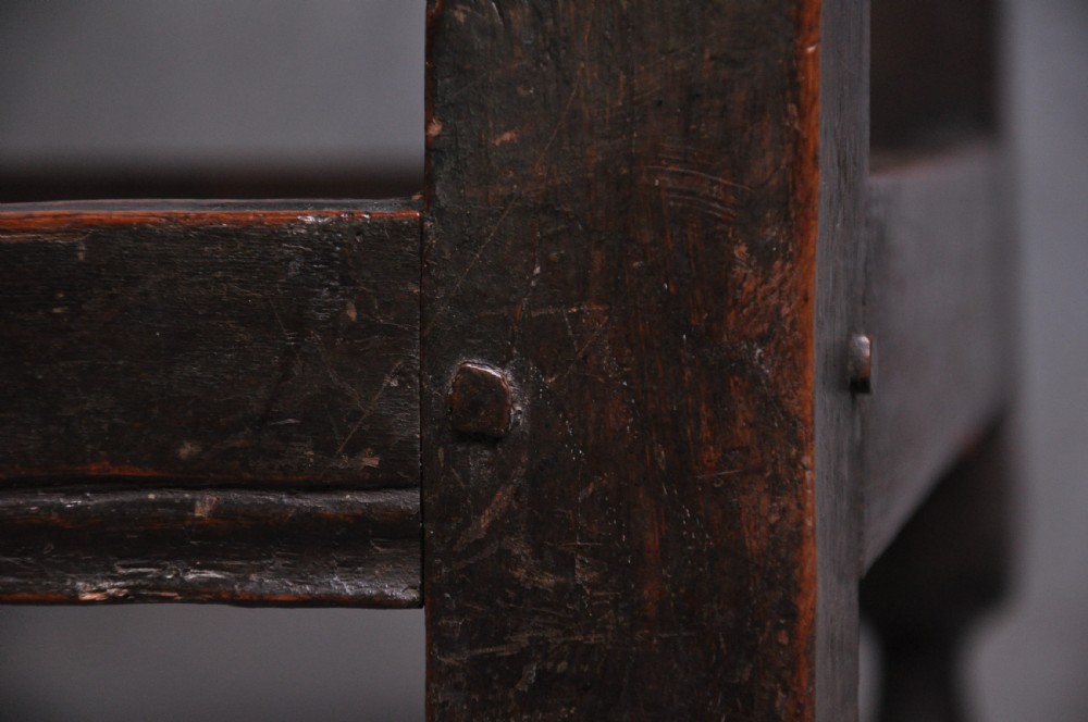 17th Century Oak side Table View V