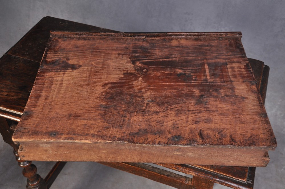 17th Century Oak side Table View VII