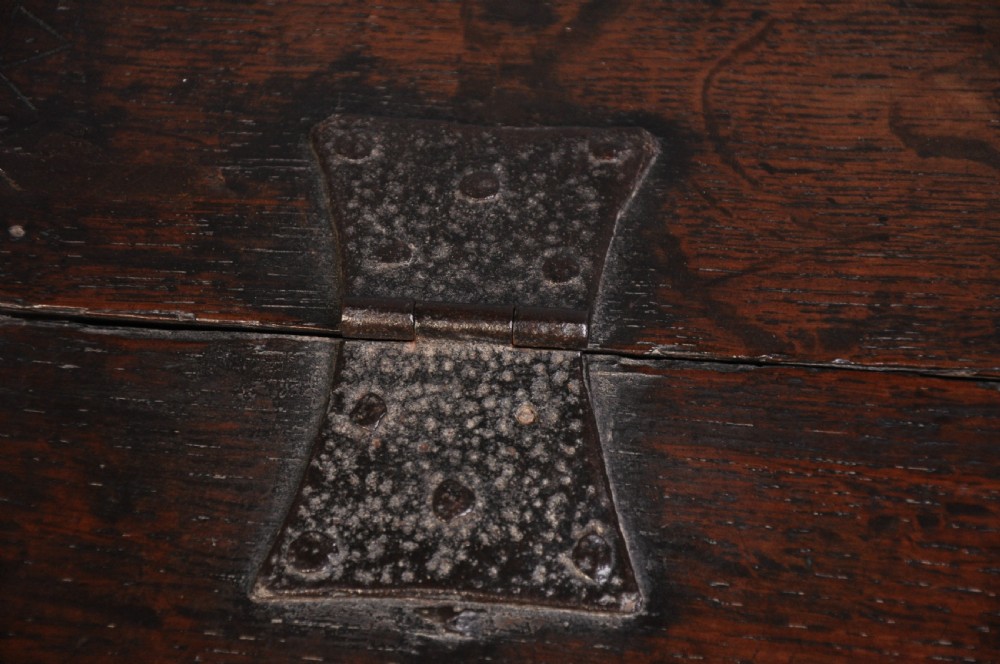 Dated 17th Century Oak Box View IV