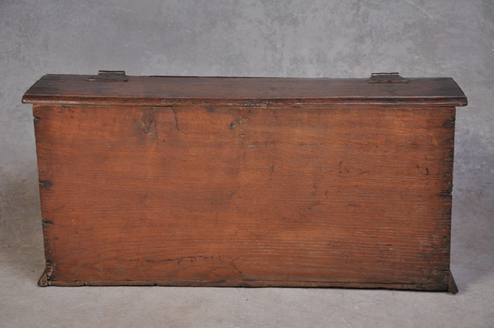 Dated 17th Century Oak Box View VII