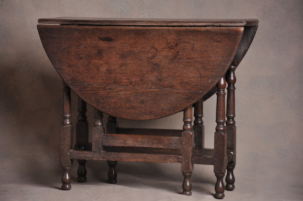 Small 17th Century Oak Gateleg Table