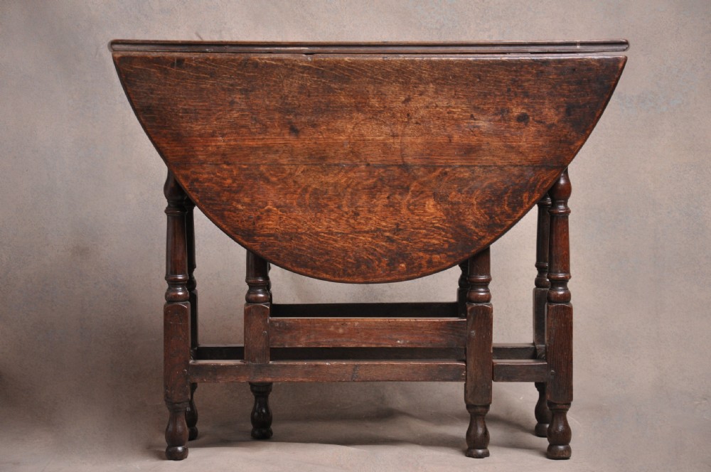 Small 17th Century Oak Gateleg Table View II