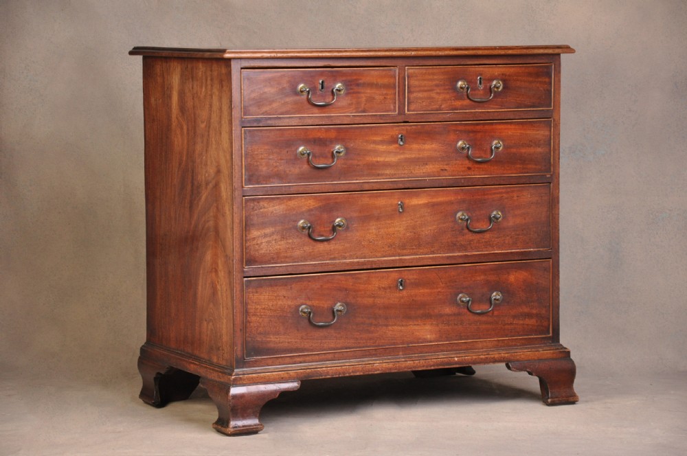 Fine 18th Century Mahogany Chest Of Drawers