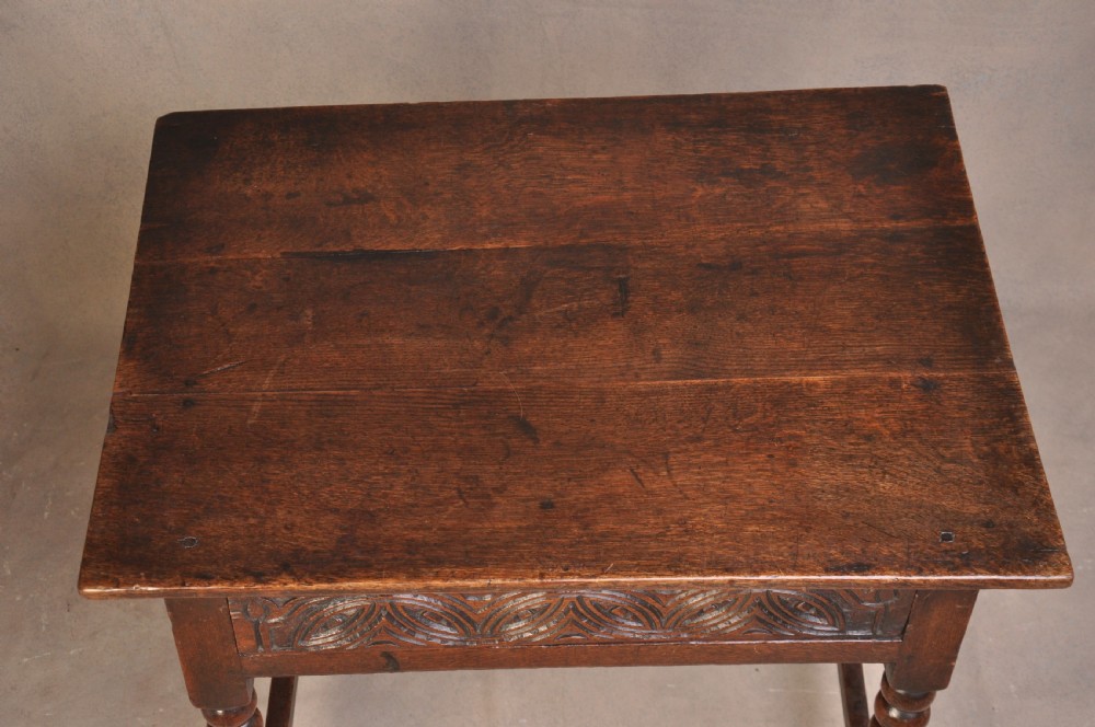 17th Century Oak Side Table View II