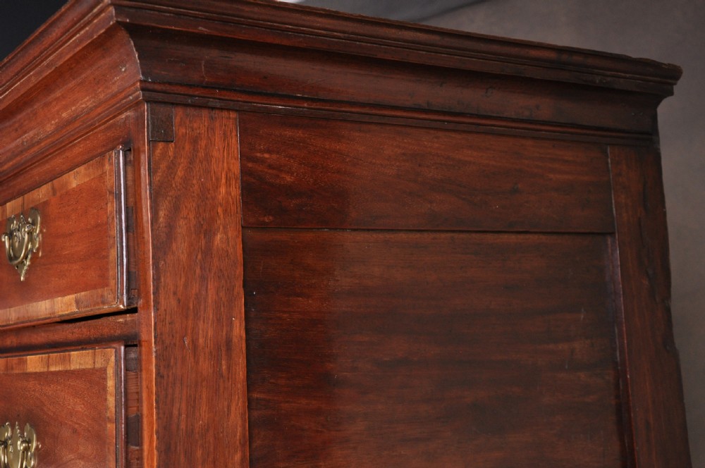 18th Century Red Walnut Chest On Stand View VIII