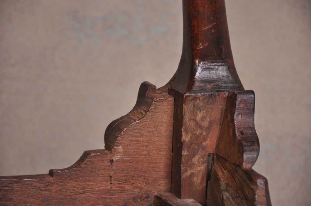 18th Century Red Walnut Chest On Stand View XII