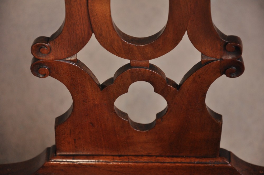 Large 18th Century Mahogany chippendale Armchair View IV