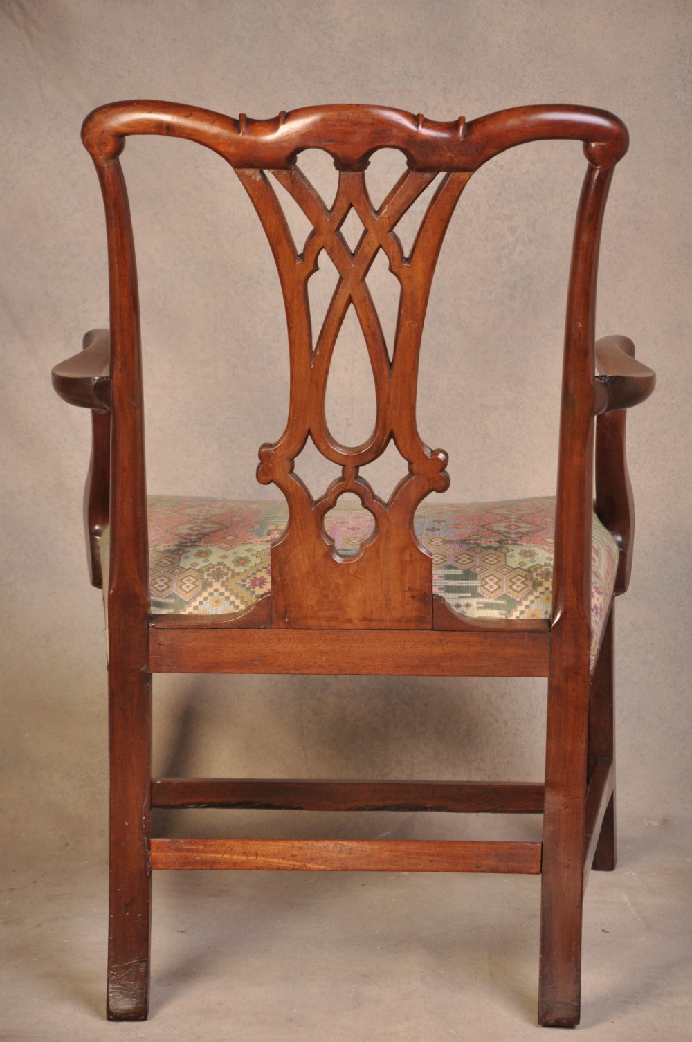 Large 18th Century Mahogany chippendale Armchair View VIII