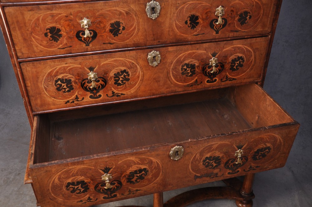 17th Century Marquetry Chest On Stand  View V