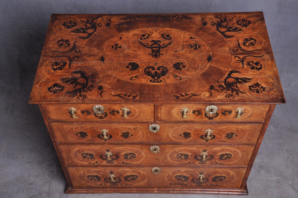 17th Century Marquetry Chest On Stand  View IX