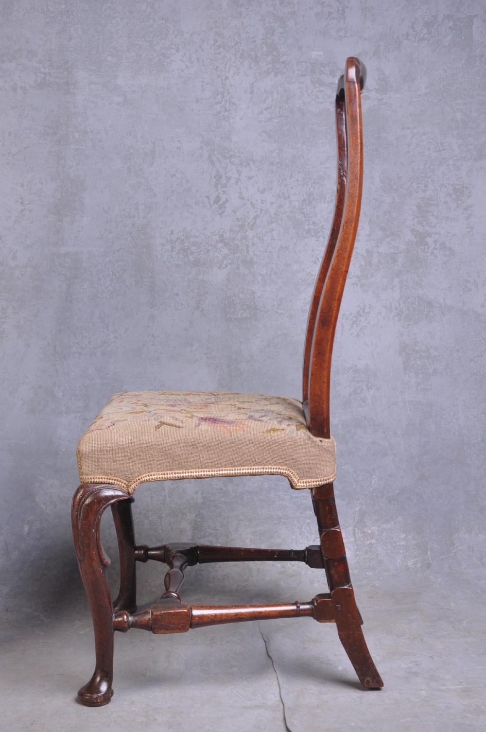 A Pair Of Early 18th Century Walnut Side Chairs View VIII