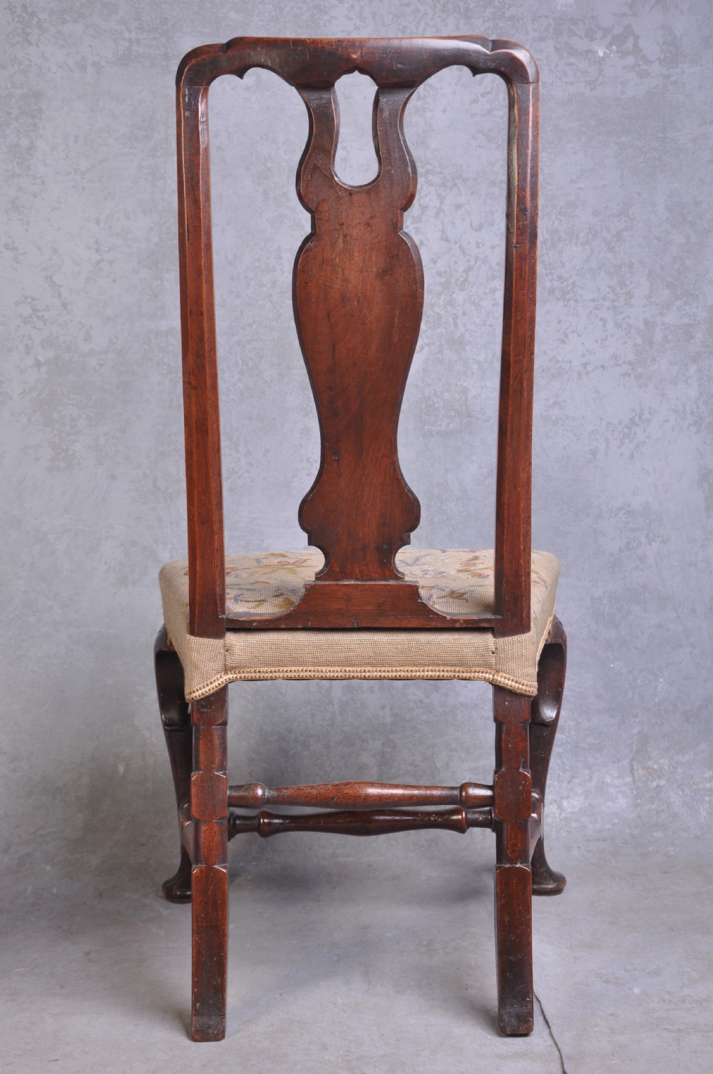 A Pair Of Early 18th Century Walnut Side Chairs View IX