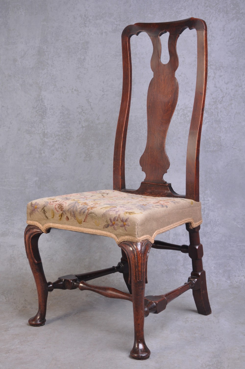 A Pair Of Early 18th Century Walnut Side Chairs View XI