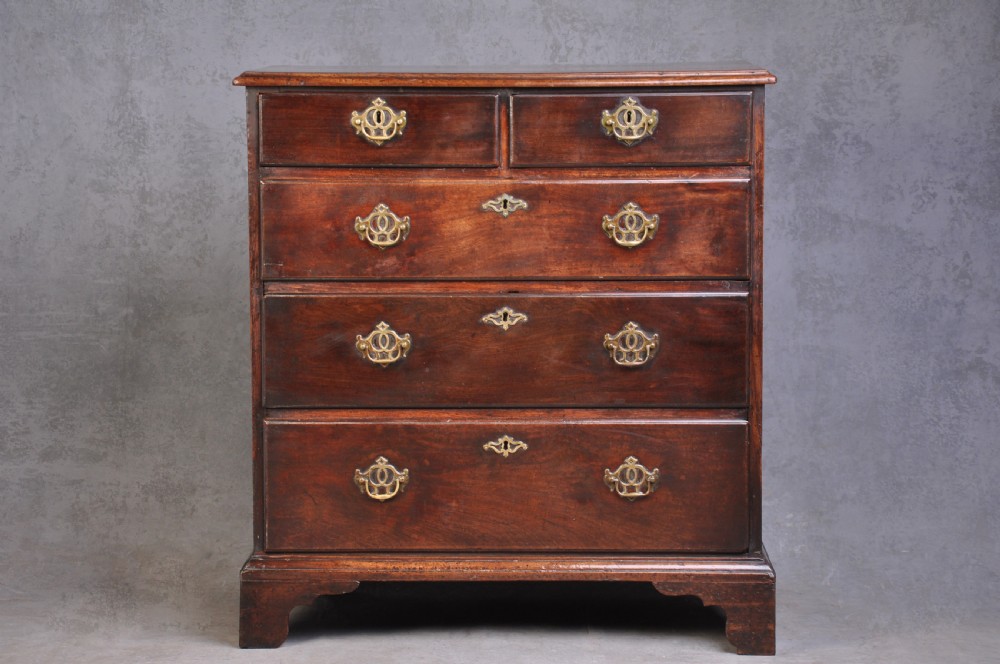Small 18th Century Mahogany Chest Of Drawers
