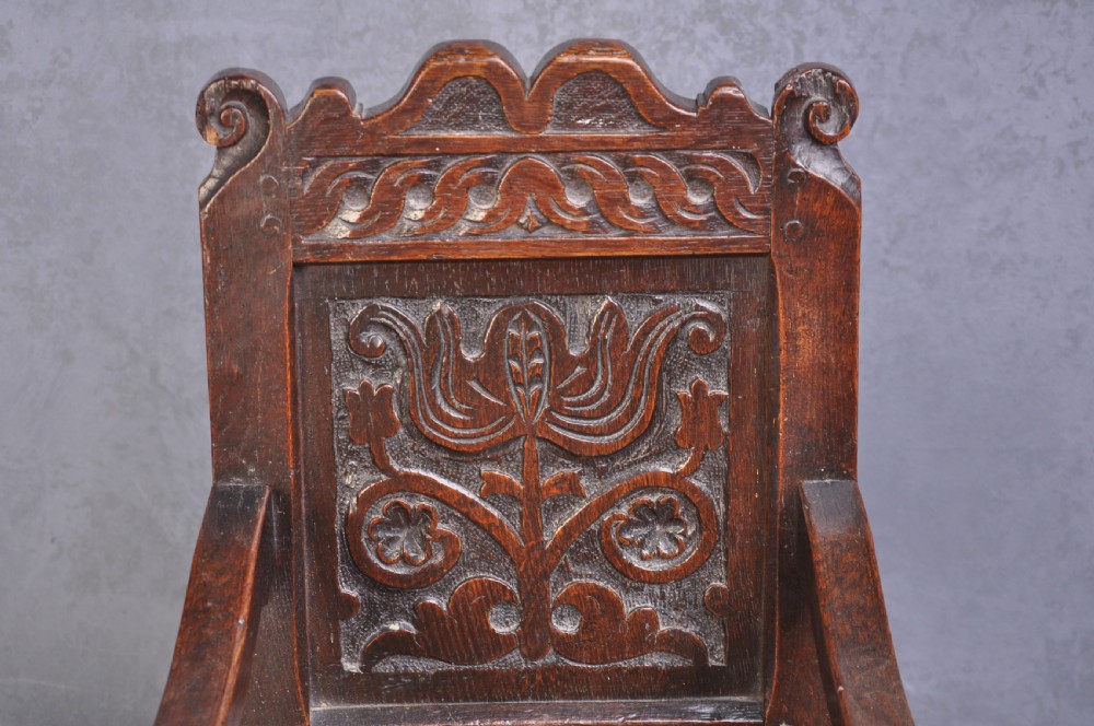 17th Century Yorkshire Child's high Chair View II