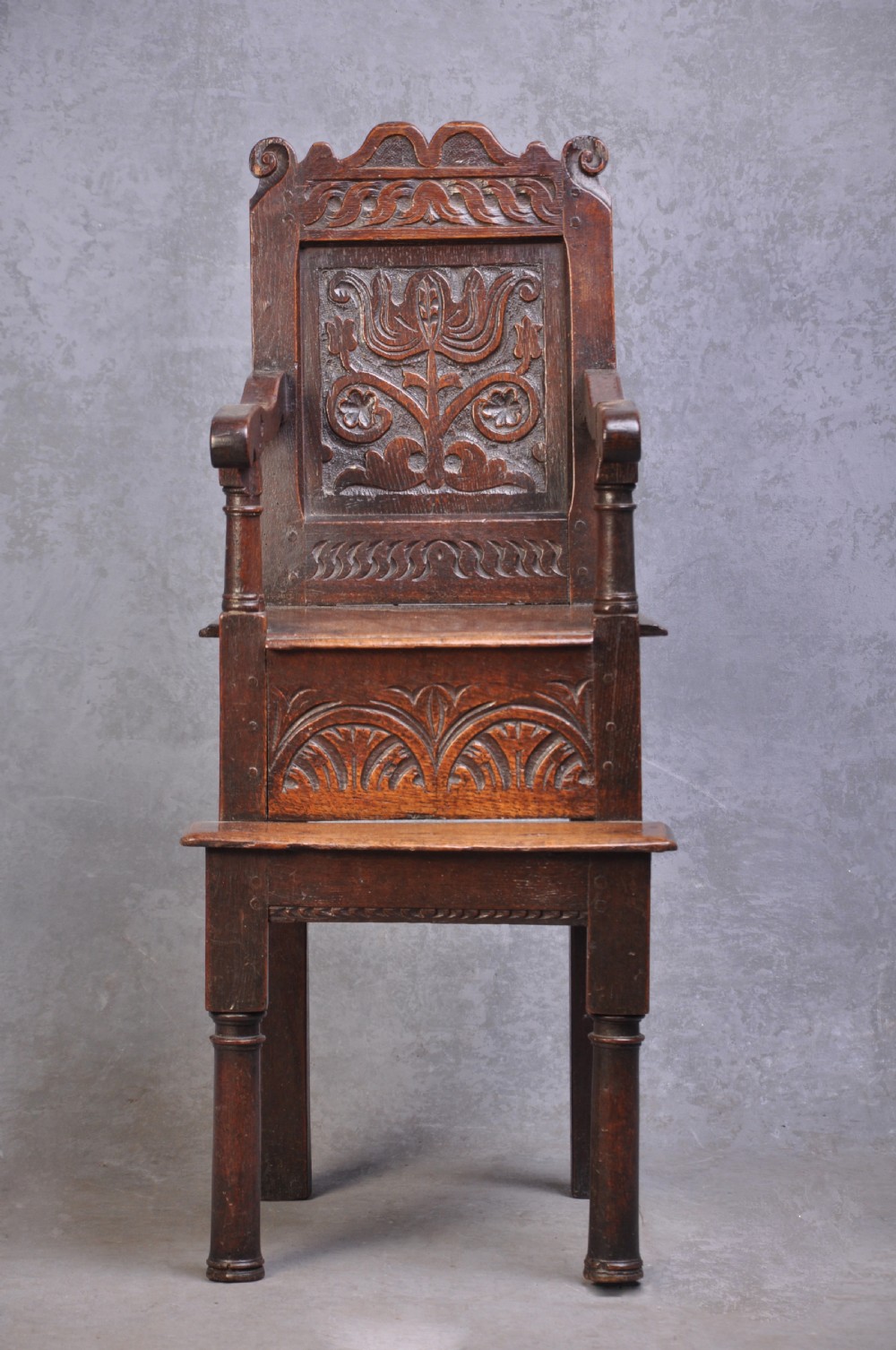 17th Century Yorkshire Child's high Chair View X