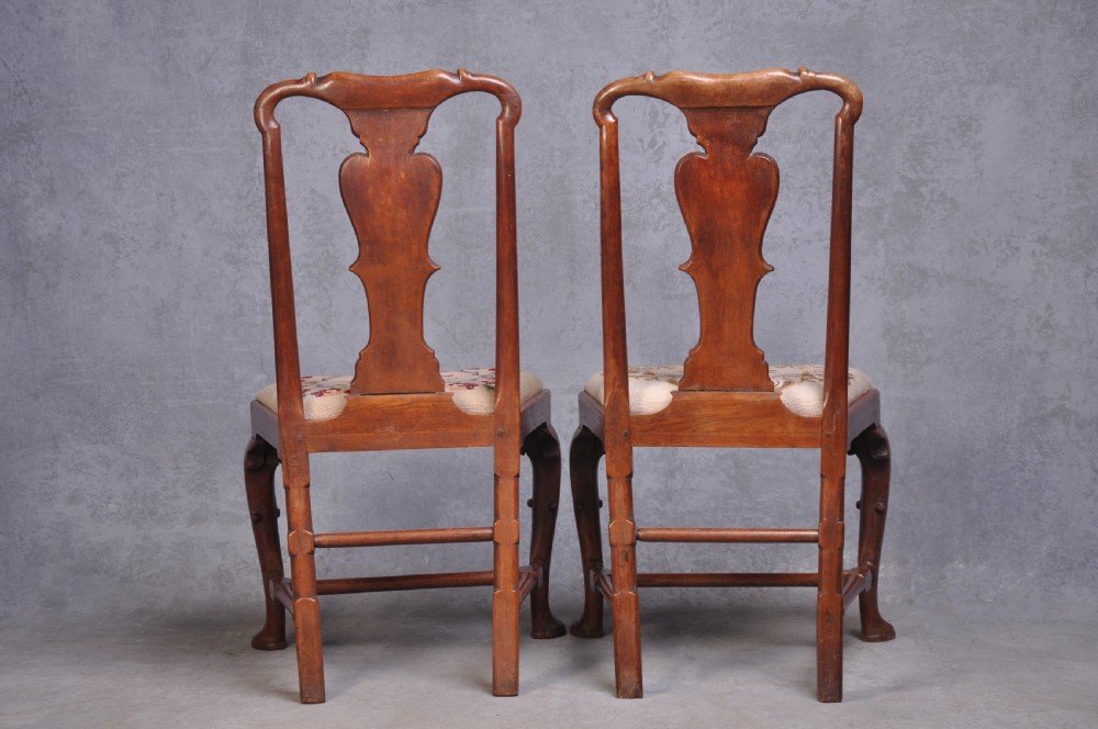 Pair Of Early 18th Century Walnut Side Chairs View IV