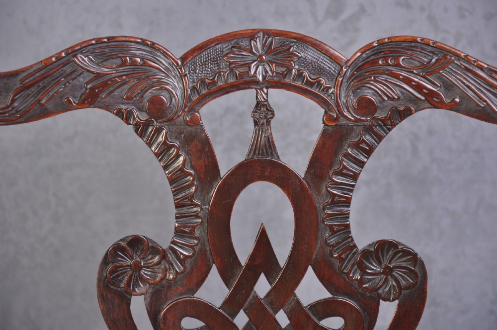 Exceptional 18th Century Chippendale Mahogany Side Chair View III