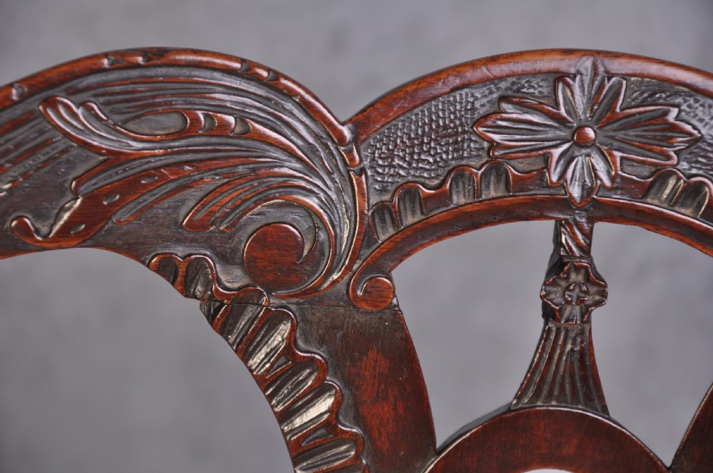 Exceptional 18th Century Chippendale Mahogany Side Chair View IV