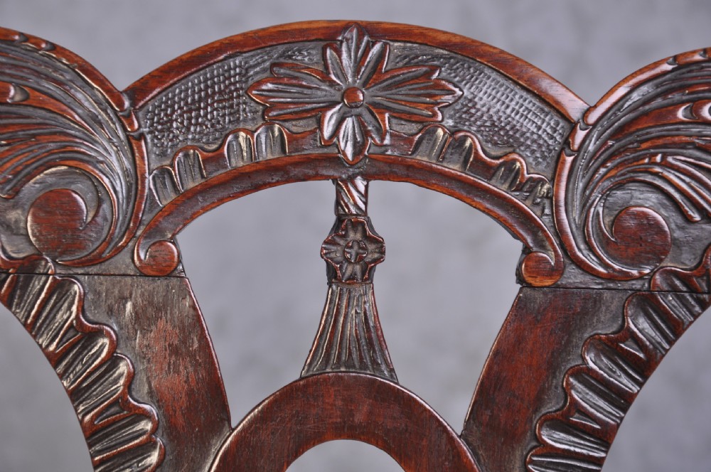 Exceptional 18th Century Chippendale Mahogany Side Chair View VI