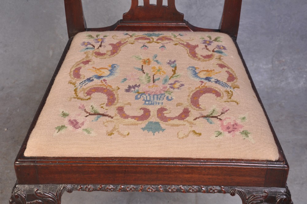 Exceptional 18th Century Chippendale Mahogany Side Chair View X