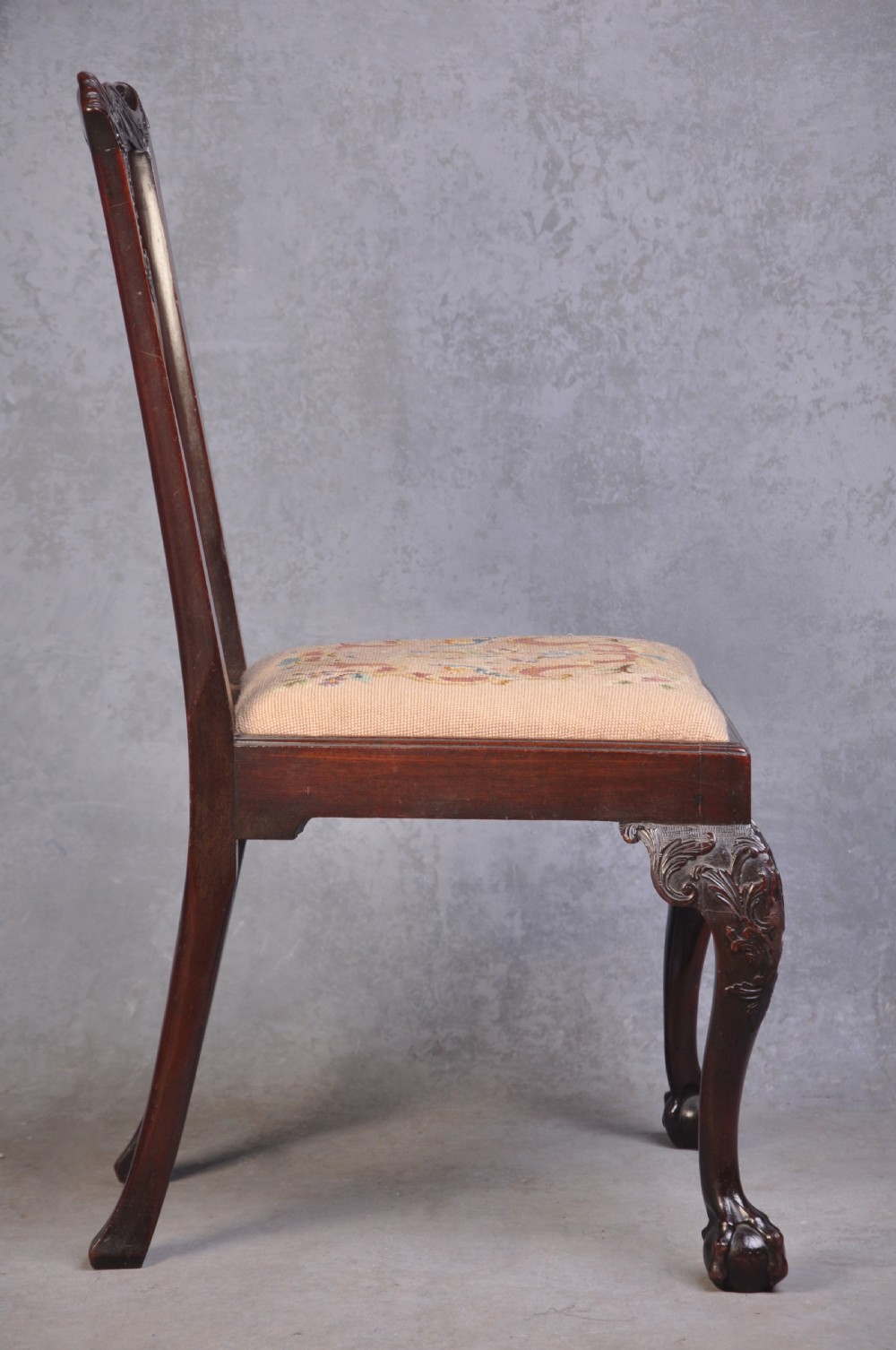 Exceptional 18th Century Chippendale Mahogany Side Chair View XV