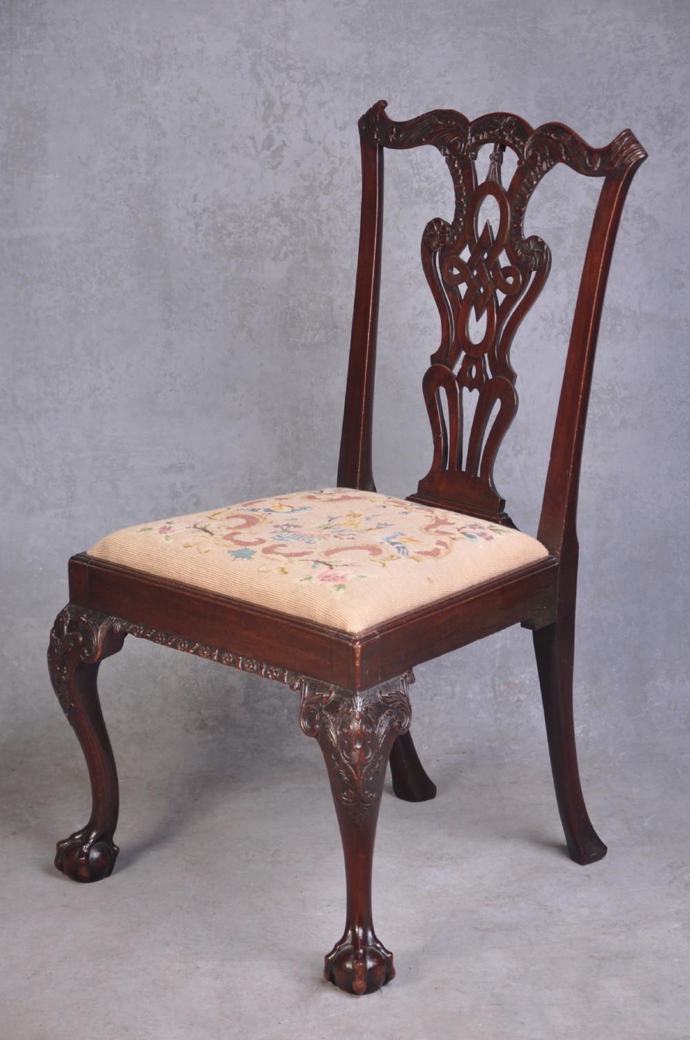 Exceptional 18th Century Chippendale Mahogany Side Chair View XVI