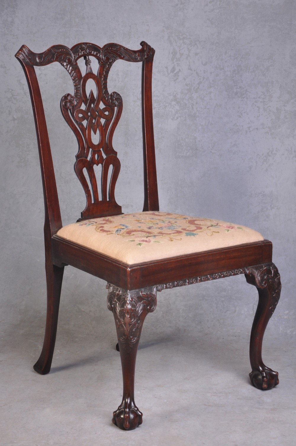 Exceptional 18th Century Chippendale Mahogany Side Chair View XVII