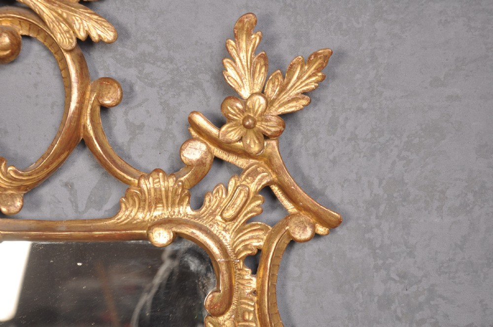 Fine 19th Century Chippendale Style Giltwood Mirror View III