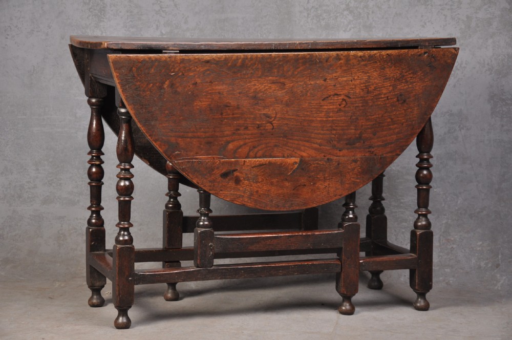 17th Century Oak Gateleg Table