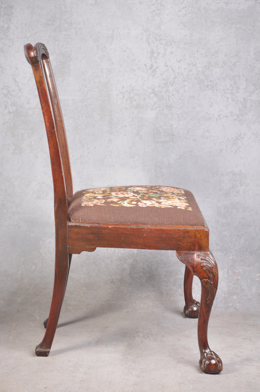 Pair Of 18th Century Mahogany Chippendale Side Chairs View IX