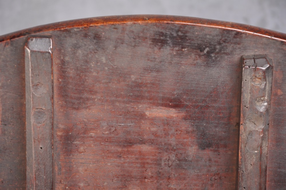 An 18th-century cherrywood tripod table featuring a circular tilt top shown upright, supported by a turned central column and three cabriole legs with pad feet. View VIII