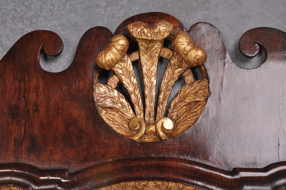 Early 18th Century Walnut & Gilt Wood Pier Mirror View II