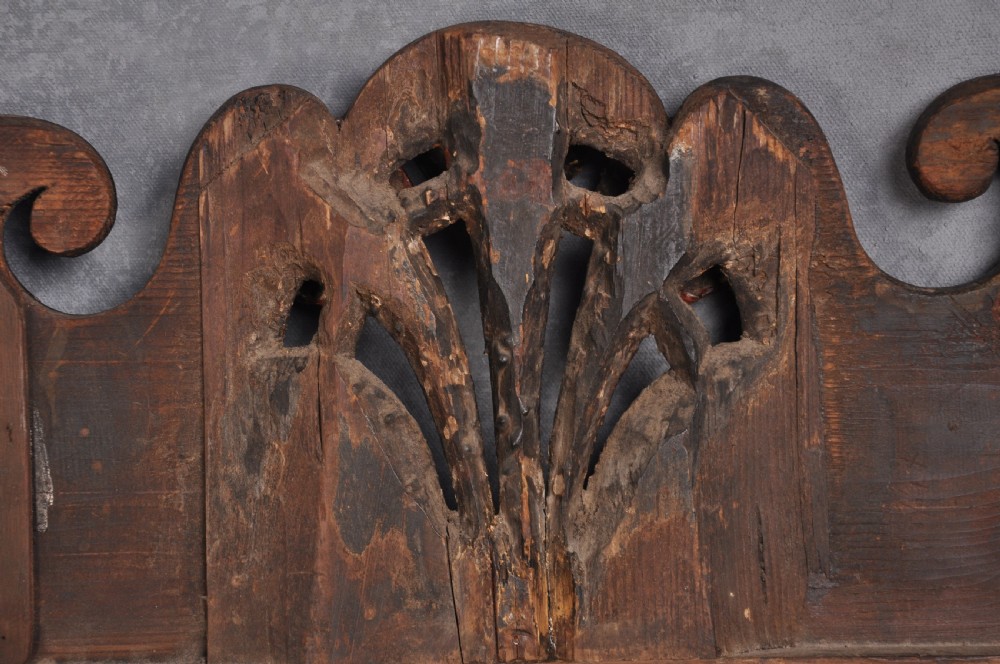 Early 18th Century Walnut & Gilt Wood Pier Mirror View VI