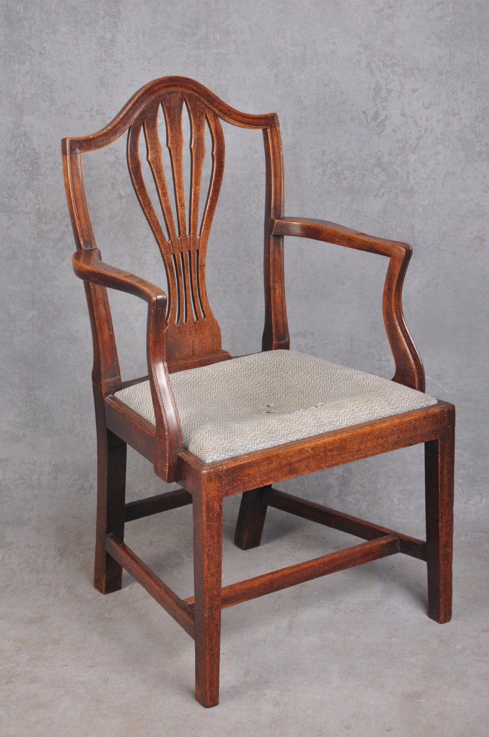 18th Century Mahogany Hepplewhite Armchair