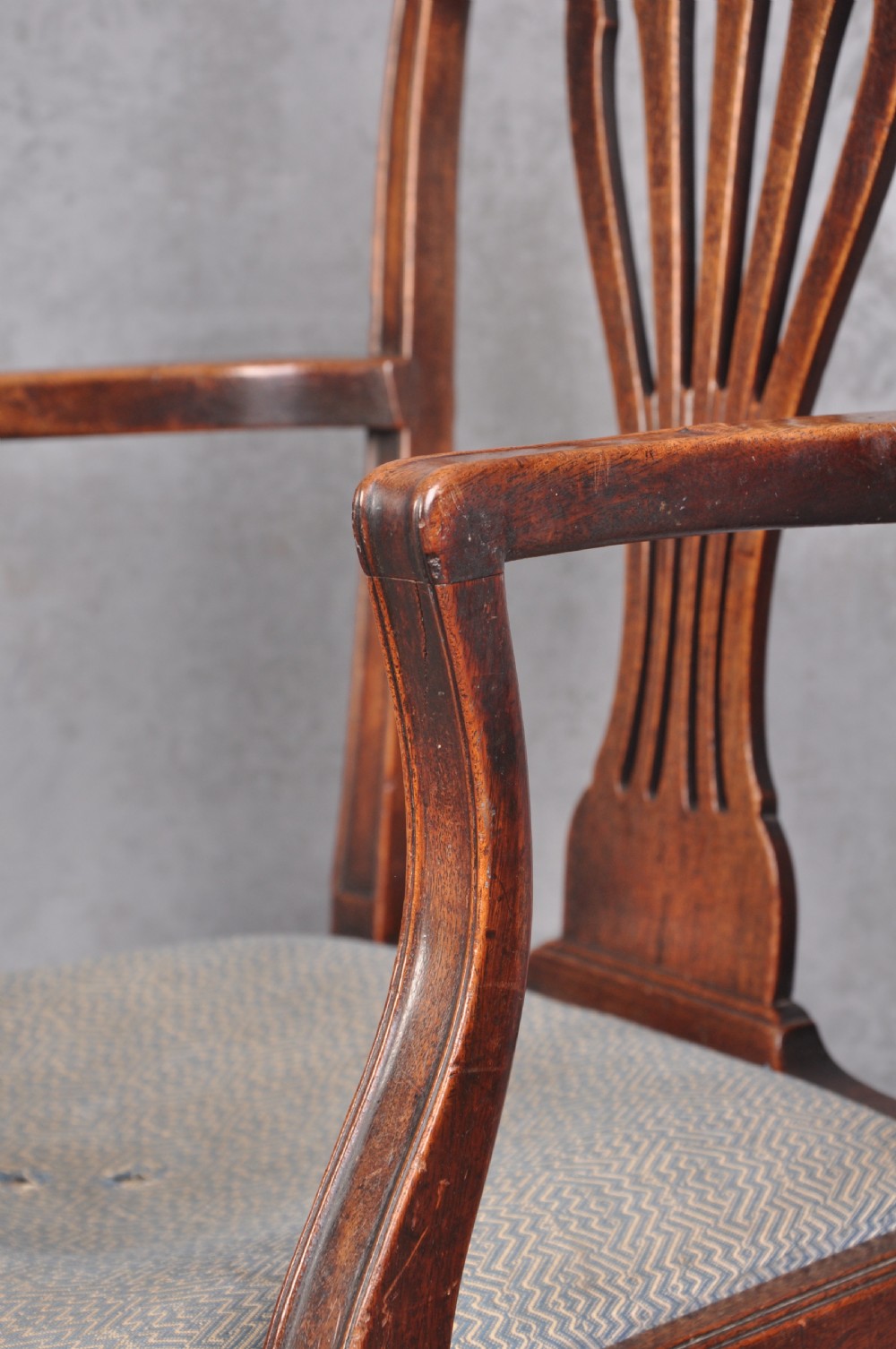 18th Century Mahogany Hepplewhite Armchair View IV
