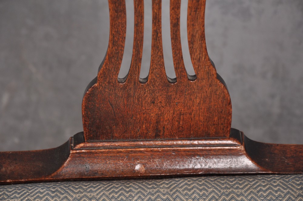 18th Century Mahogany Hepplewhite Armchair View VI