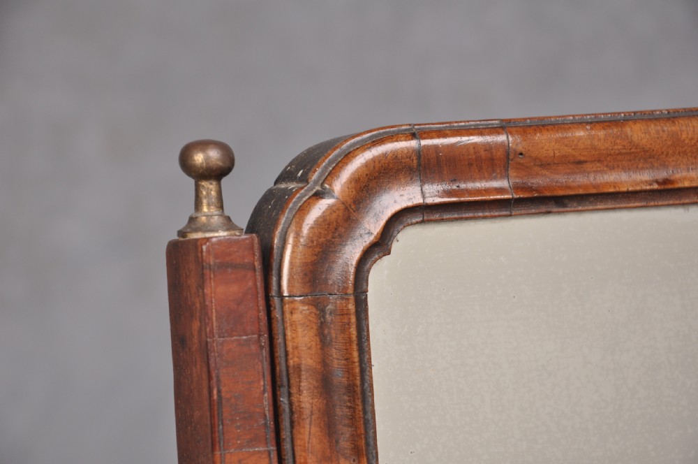Early 18th Century Walnut Toilet Mirror View IV