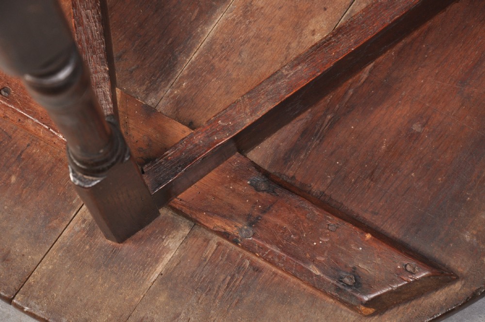 17th Century Oak Cricket Table View V