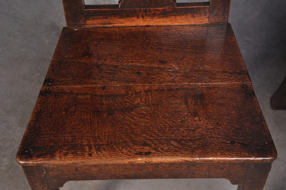 Pair Of Early 18th Century Oak Side Chairs View III
