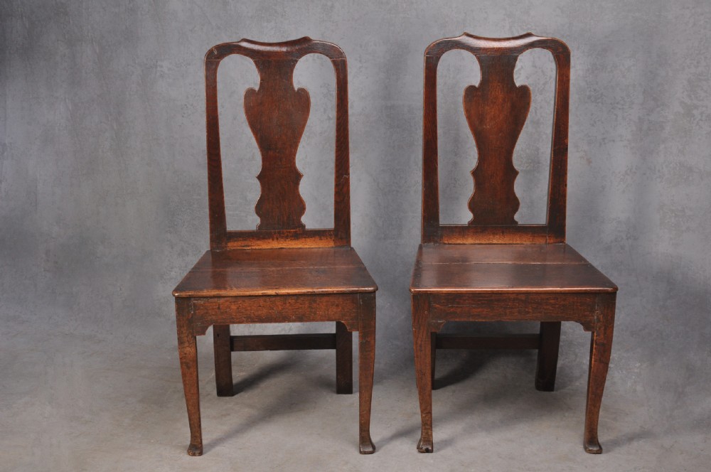 Pair Of Early 18th Century Oak Side Chairs View X
